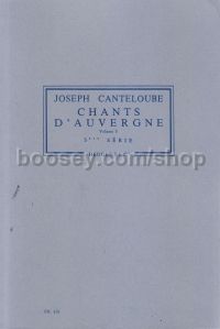 Chants d'Auvergne, Vol. 3 (score)