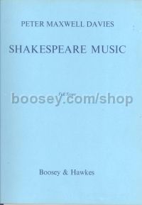 Shakespeare Music (Orchestral Full Score)