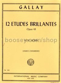12 Etudes Brillantes Op. 43