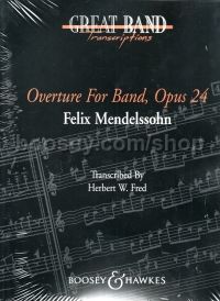 Overture for Band, Op. 24 (Symphonic Band Score & Parts)