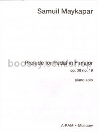 Prelude in F, Op. 38 No. 19 - piano solo