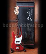 Fender Jazz Bass - Classic Red Finish (Miniature Guitar)