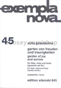 Garten Von Freuden Vocal Score. Ed. 845