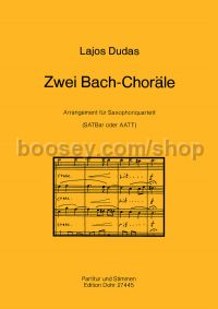 2 Bach Chorales - 4 Saxophones (score & parts)