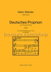 German Proper for Pentecost Sunday (choral score)