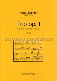 Trio op. 1 - violin, cello & piano (score & parts)