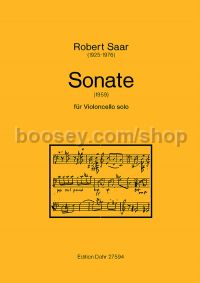 Sonata - cello