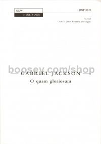 O Quam Gloriosum - SATB with Divisions