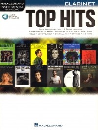 Hal Leonard Instrumental Play-Along: Top Hits - Clarinet (Book/Online Audio)