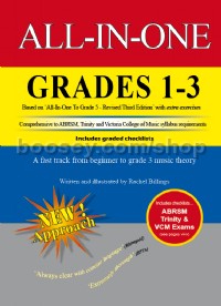 All-In-One Grades 1 to 3 Music Theory