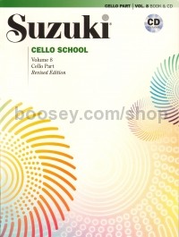 Suzuki Cello School Cello Part & CD, Volume 8 (Revised)