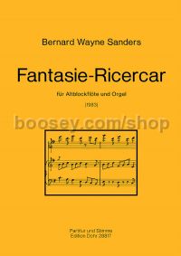 Fantasie-Ricercar - treble recorder & organ