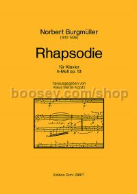 Rhapsody in B minor op. 13 - piano