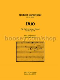 Duo Eb Majir op. 15 - clarinet & piano