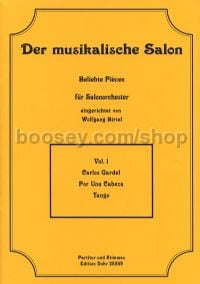 Por Una Cabeza - clarinet, violin, violin obligato, cello, double bass & piano (score & parts)