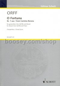 O Fortuna No 1 from Carmina Burana (SATB & Piano)