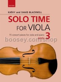 Solo Time For Viola - Book 3