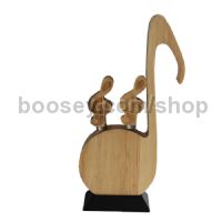 Wooden Cheese Knife Set - Music Notes Design