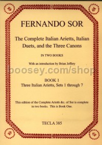 Complete Italian Arietts, Duets & Canon Vol. 1