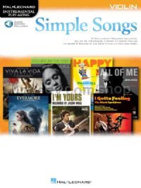 Simple Songs Instrumental Play-Along - Violin (Book & Online Audio)