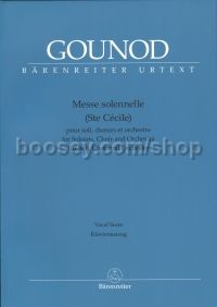 Messe Solennelle Ste Cecile (Vocal Score)