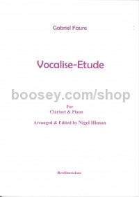 Vocalise Etudes (Clarinet & Piano)
