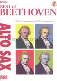 Instrumental Play-Along - The Best Of Beethoven - Alto Saxophone (Book & CD)