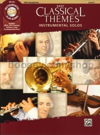 Easy Classical Themes Instrumental Solos - Alto Saxophone (Book & CD)