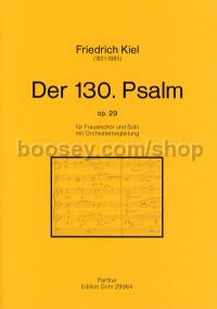Psalm 130 op. 29 - female choir & orchestra (score)