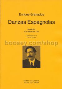 Danzas Espagnolas - 3 guitars (score & parts)