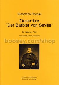 Overture to The Barber of Seville - 3 guitars (score & parts)