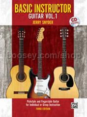 Basic Instructor Guitar Volume 1 Book & CD