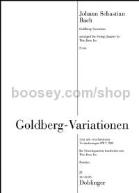 Goldberg Variations for string quartet (score)