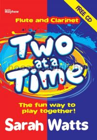 Two At A Time - flute & clarinet pupils (Bk & CD)