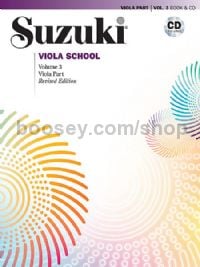 Suzuki Viola School, Vol. 3 -  Viola Part (+ CD) (Revised)