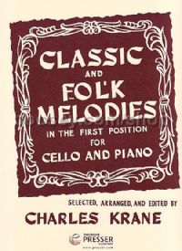 Classic and Folk Melodies in the First Position for Cello and Piano