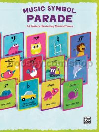 Music Symbol Parade (24 Posters of Musical Terms)