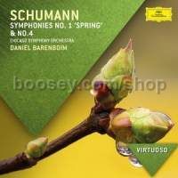 Symphonies Nos. 1 & 4 (Barenboim) (Virtuoso) (Deutsche Grammophon Audio CD)
