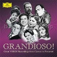 Grandioso! Great Verdi Recordings from Caruso to Pavarotti (Deutsche Grammophon Audio CD x7)