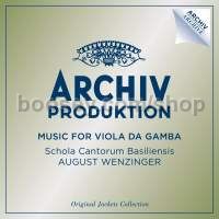 Music for Viola da gamba (August Wenzinger) (Archive) (Archiv Audio CDs)