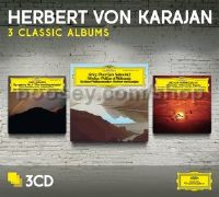 Herbert von Karajan - 3 Classic Albums: Sibelius, Grieg, Nielsen  (Deutsche Grammophon Audio CDs)