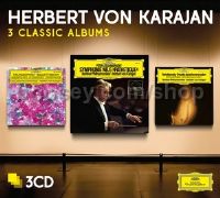 Herbert von Karajan - 3 Classic Albums: Tchaikovsky, Dvorák (Deutsche Grammophon Audio CDs)