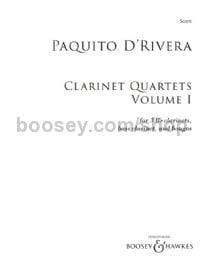Clarinet Quartets, Volume I (Three B flat Clarinets, Bass Clarinet and Bongos)