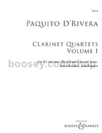 Clarinet Quartets, Volume I (E flat Clarinet,  B flat Clarinet, Basset Horn, Bass Clarinet & Bongos)