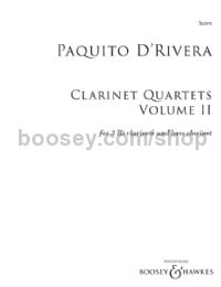 Clarinet Quartets, Volume II (Three B flat Clarinets and Bass Clarinet)