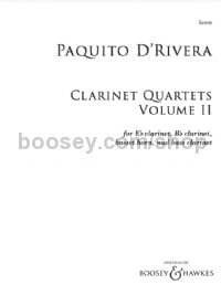 Clarinet Quartets, Volume II (E flat Clarinet,  B flat Clarinet, Basset Horn and Bass Clarinet)