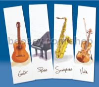 Music Instrument Bookmark Guitar (pack of 10)