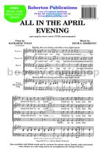 All in the April Evening for male choir