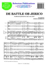 De Battle Ob Jerico for male choir