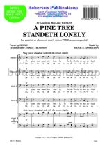 Pine Tree Standeth Lonely for male choir